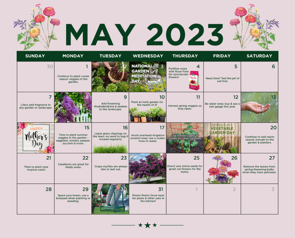 Gardening Calendar Heritage Farm & Garden